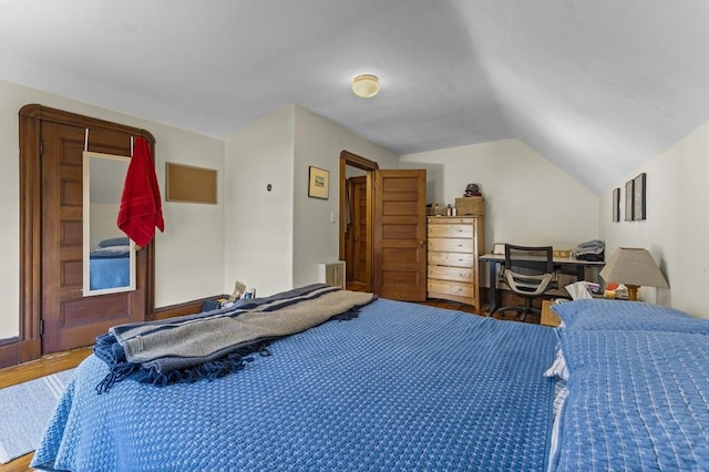 35 Ibbetson, Somerville, MA 02143 - bedroom with lofted ceiling and wood finished floors