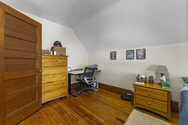 35 Ibbetson, Somerville, MA 02143 - home office with wood finished floors, lofted ceiling, and baseboards