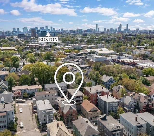 35 Ibbetson, Somerville, MA 02143 - aerial view of skyline