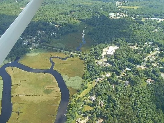 view of aerial view