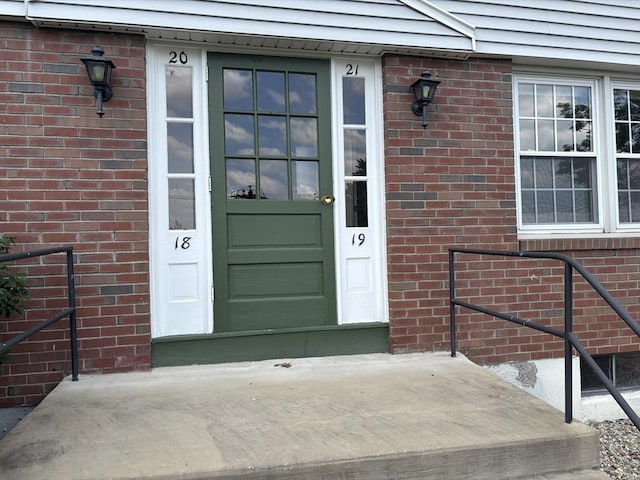 80 Brush Hill Ave Unit 19, West Springfield, MA 01089 - property entrance with brick siding