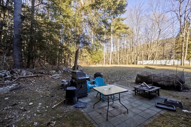 view of patio / terrace with grilling area