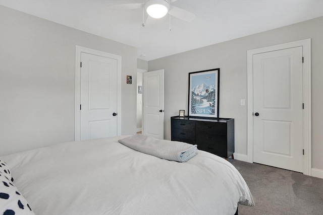 111 Union St Unit 8, Westfield, MA 01085 - bedroom featuring carpet and ceiling fan