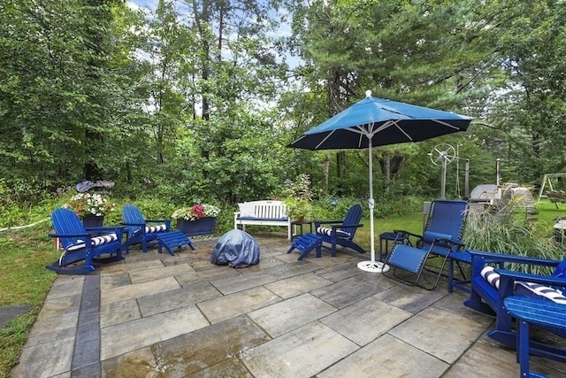 view of patio