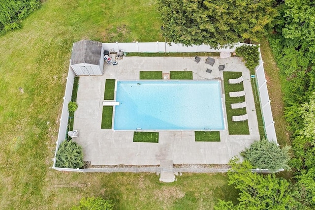 20 Highwood Way, North Andover, MA 01845 - aerial view of property and surrounding area featuring a pool