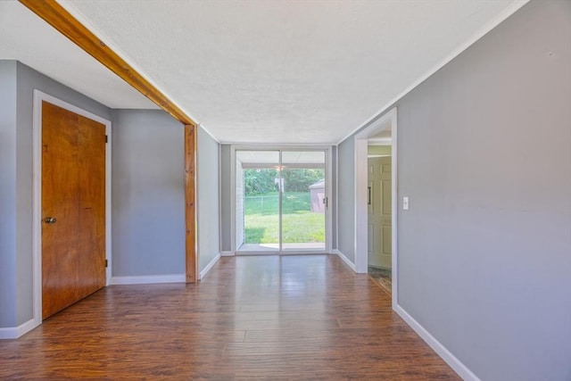 121 Donlyn Dr, Chicopee, MA 01013 - spare room with wood finished floors, a textured ceiling, and crown molding