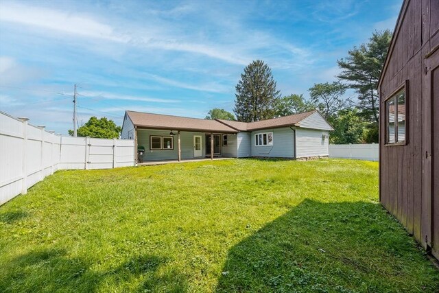 121 Donlyn Dr, Chicopee, MA 01013 - back of house featuring a fenced backyard