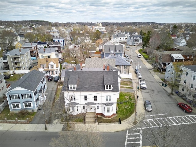 birds eye view of property featuring a residential view