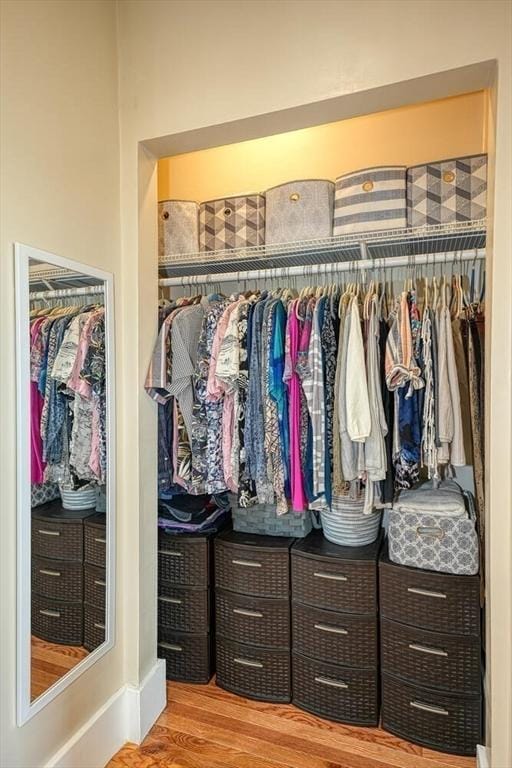 view of closet