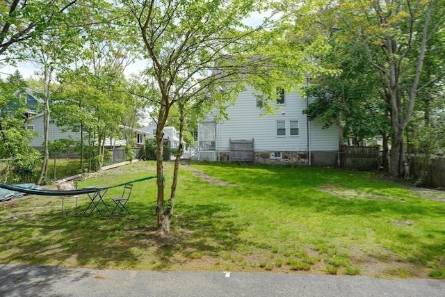 view of yard