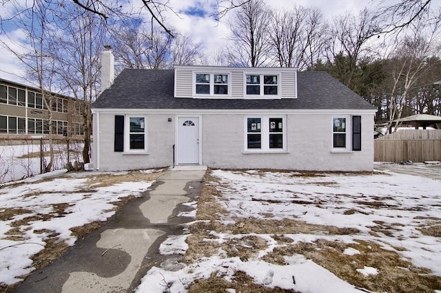 view of front of home