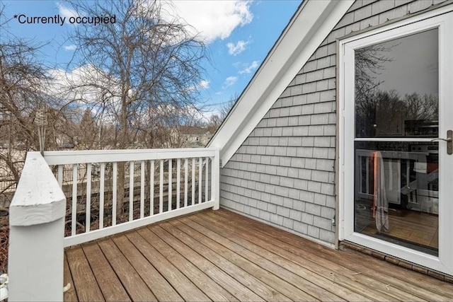 view of deck