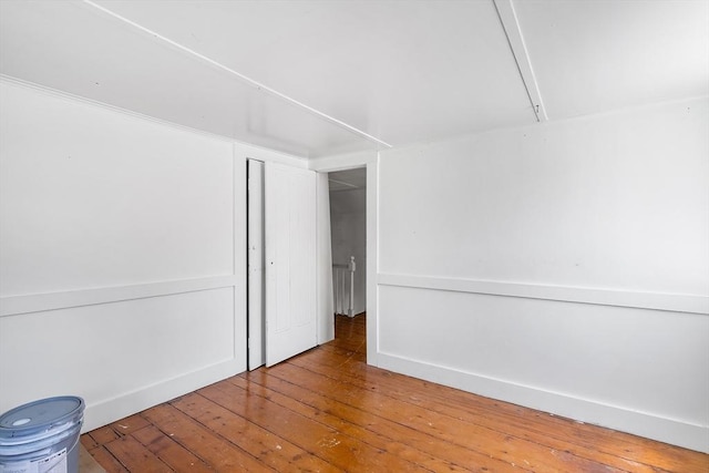 interior space featuring hardwood / wood-style flooring
