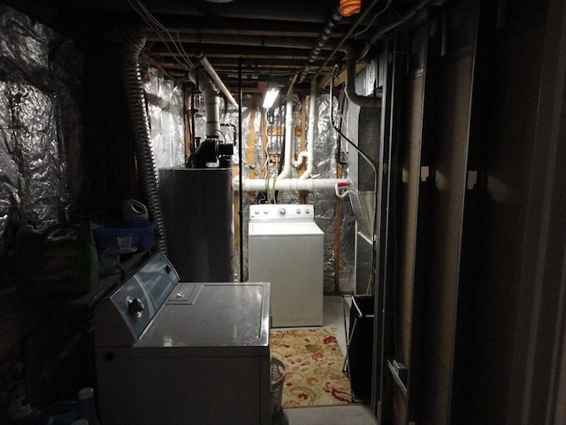 utilities with washer and clothes dryer