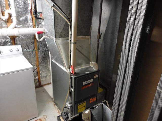 utility room featuring washer / clothes dryer