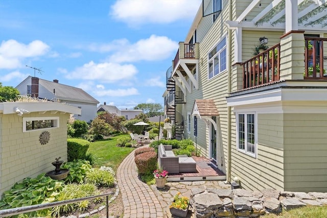 150 Prospect St Unit 3, Gloucester, MA 01930 - view of yard with a patio