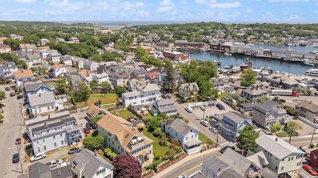 150 Prospect St Unit 3, Gloucester, MA 01930 - aerial view of residential area with a large body of water