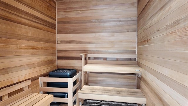 191 Washington St Unit 309, Boston, MA 02135 - sauna / steam room with wood walls