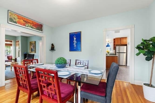 6 Francis Ave, Wakefield, MA 01880 - dining room with light wood-type flooring