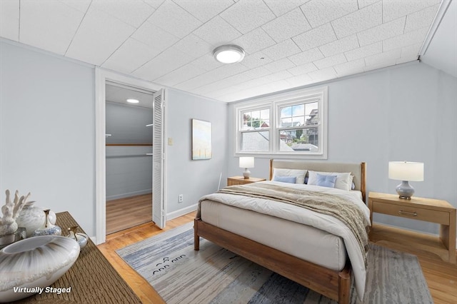 11 Shale St, Worcester, MA 01604 - bedroom featuring light wood-style floors, baseboards, and a closet