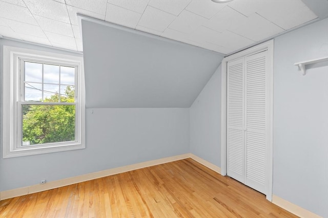 11 Shale St, Worcester, MA 01604 - bonus room featuring baseboards, wood finished floors, and lofted ceiling