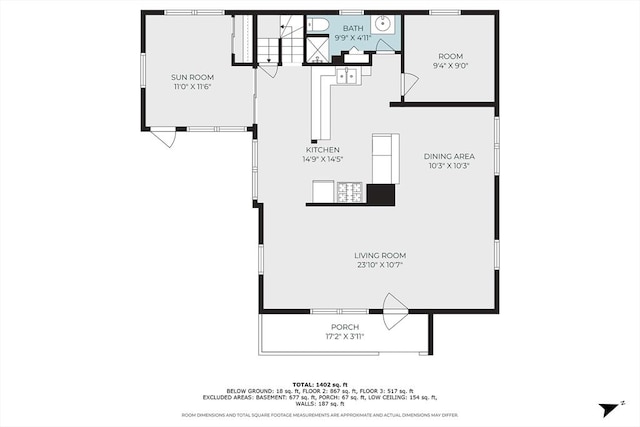 11 Shale St, Worcester, MA 01604 - floor plan / room layout