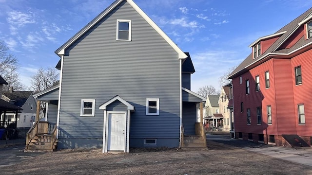 view of rear view of house