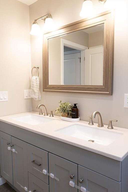 82 Davenport St, Springfield, MA 01119 - bathroom featuring double vanity