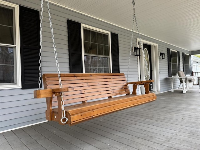 16 E Rd, Adams, MA 01220 - wooden deck featuring a porch