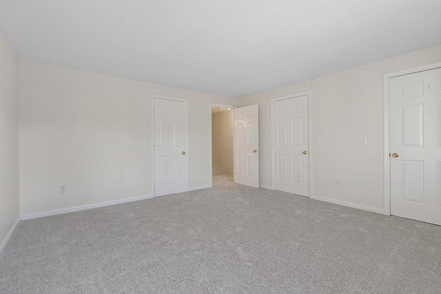 interior space featuring carpet flooring