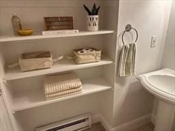 520 Shawmut Ave Unit 1, Boston, MA 02118 - detailed view of a baseboard heating unit