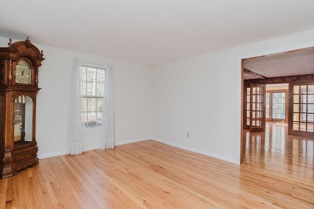 living room featuring light hardwood / wood-style floors