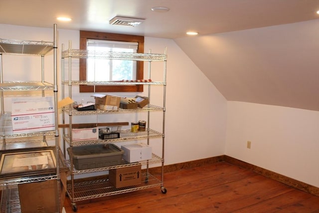 storage area featuring visible vents