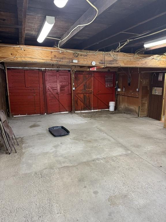 miscellaneous room featuring concrete flooring
