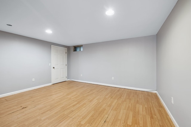 unfurnished room featuring hardwood / wood-style floors