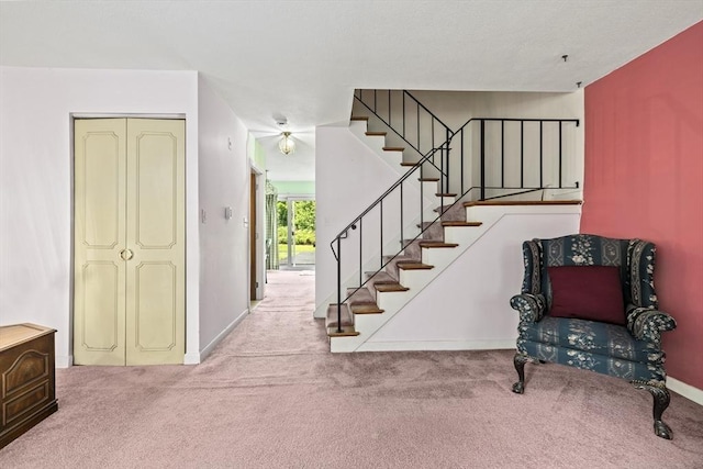 253 Rock St Unit 253, Norwood, MA 02062 - stairway with carpet flooring