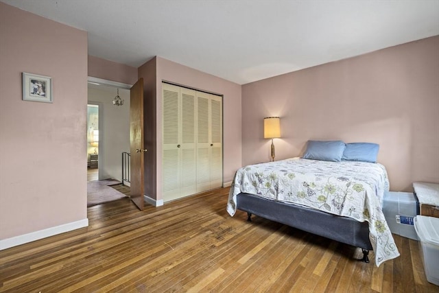 253 Rock St Unit 253, Norwood, MA 02062 - bedroom with hardwood / wood-style floors and a closet