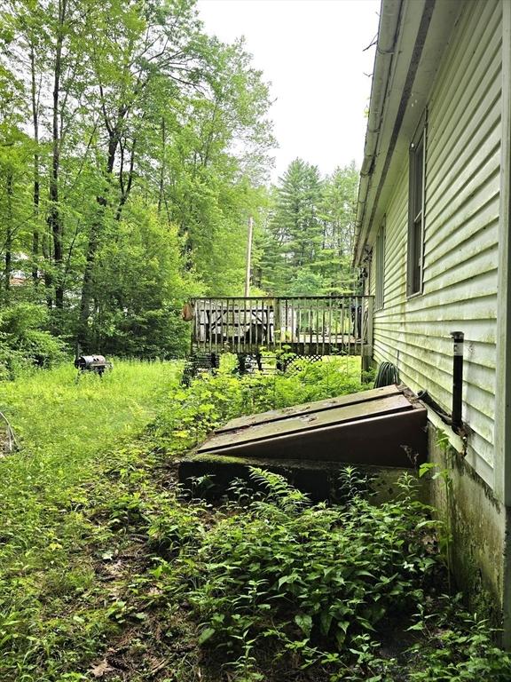 35 Beacon St, Orange, MA 01364 - view of yard with a wooden deck