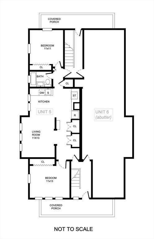 75 Rossmore Rd Unit 5, Boston, MA 02130 - view of floor plan / room layout