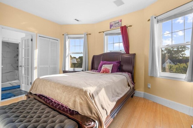 41 Standish St Unit 3, Boston, MA 02124 - bedroom featuring baseboards, wood finished floors, and a closet