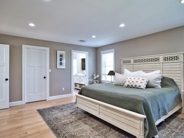 50 Bentley Ln, Westport, MA 02790 - bedroom with wood finished floors, baseboards, and recessed lighting