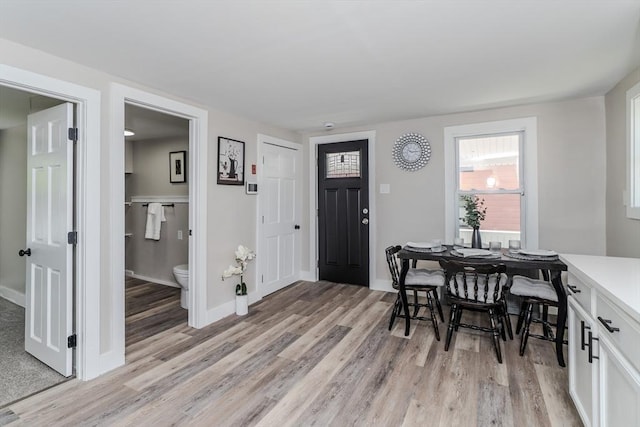 7 2nd Ave, Ware, MA 01082 - entryway with light wood-style floors and baseboards