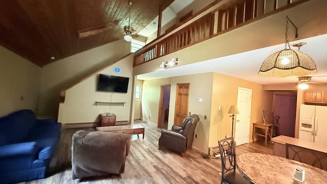 1755 Maple St, Dighton, MA 02764 - living area with wood finished floors and a high ceiling