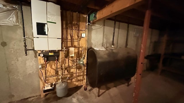 1755 Maple St, Dighton, MA 02764 - utilities featuring oil tank and water heater
