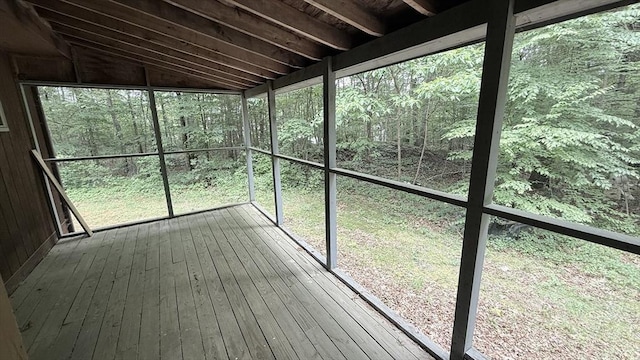 1755 Maple St, Dighton, MA 02764 - unfurnished sunroom featuring vaulted ceiling