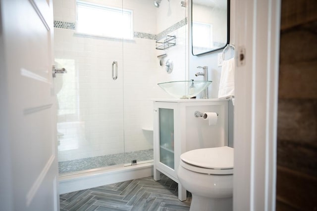 11 Cliff St, Dennis, MA 02638 - bathroom with a stall shower and toilet