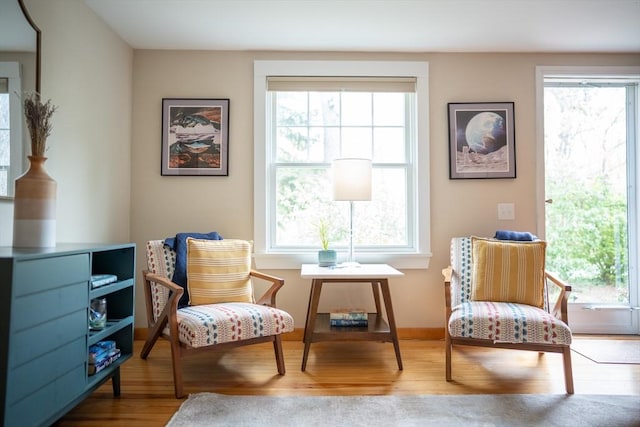 11 Cliff St, Dennis, MA 02638 - living area featuring wood finished floors