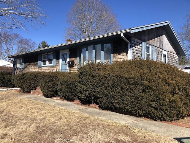 view of ranch-style home