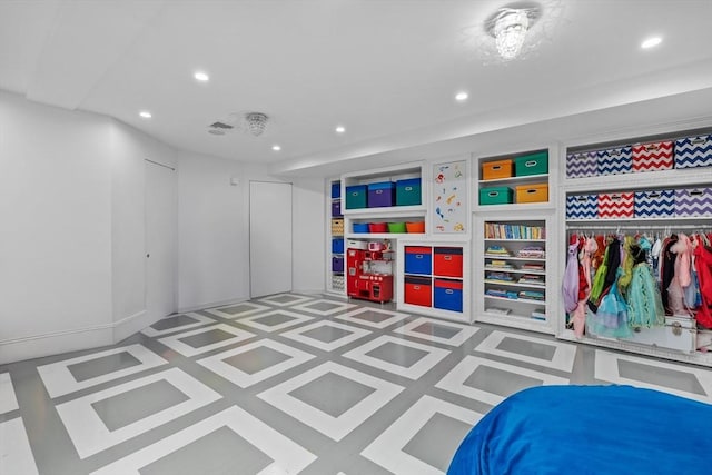 68 W Rutland Sq, Boston, MA 02118 - rec room with recessed lighting