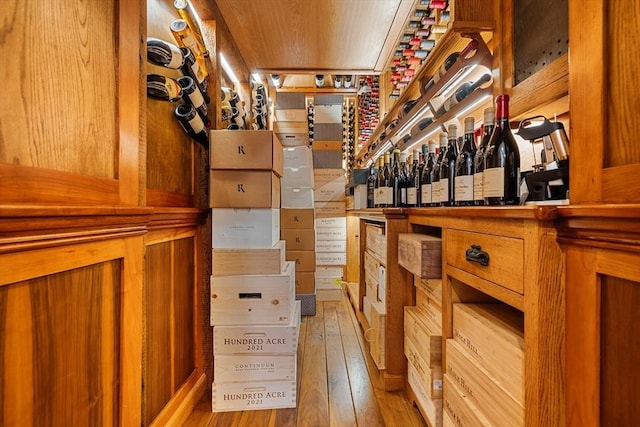 68 W Rutland Sq, Boston, MA 02118 - wine room with wood-type flooring